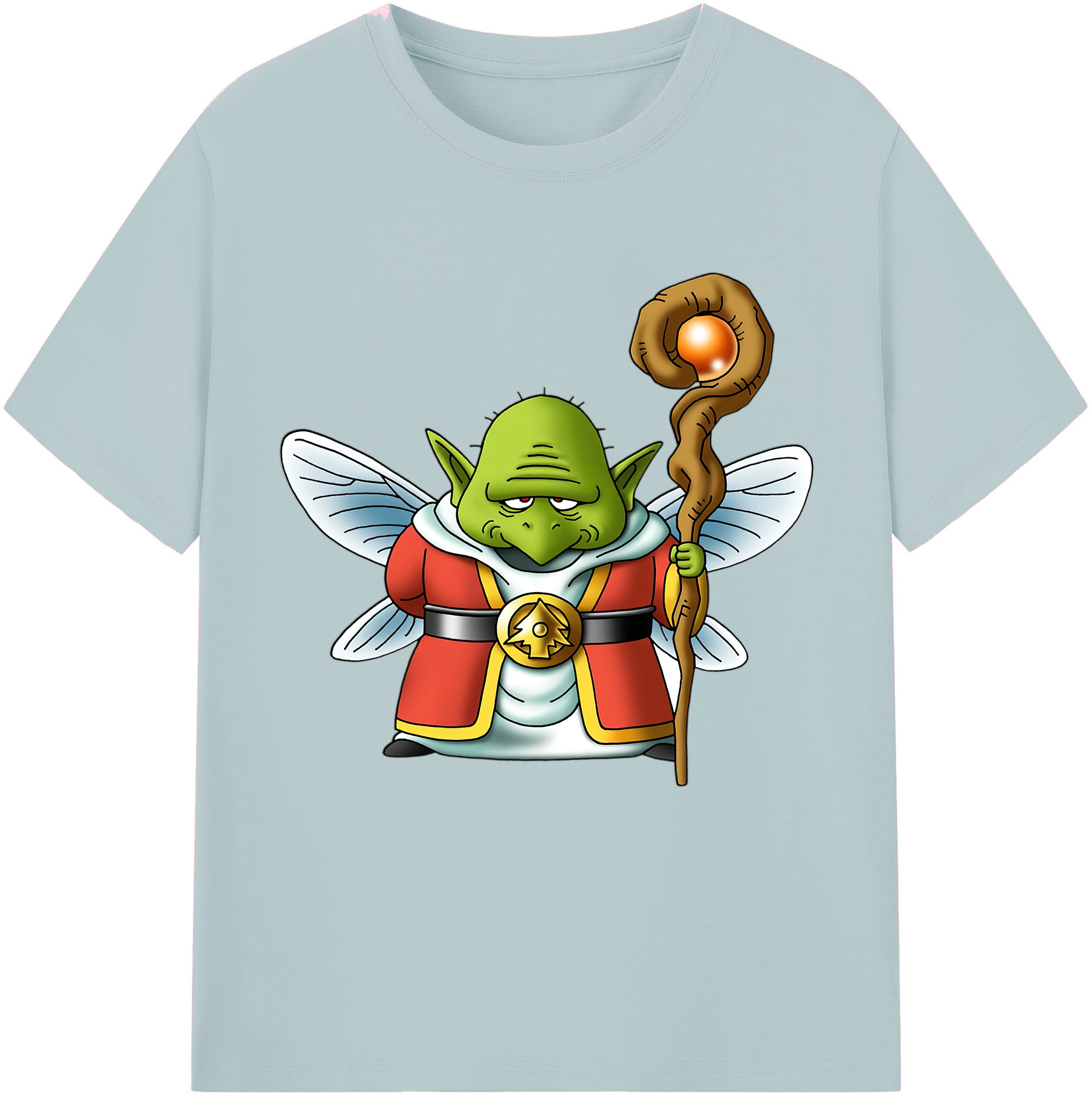 （画像用） ドラゴンクエスト Doragon Kuesuto Dragon Quest 綿100％半袖Tシャツ（フロントプリント）
